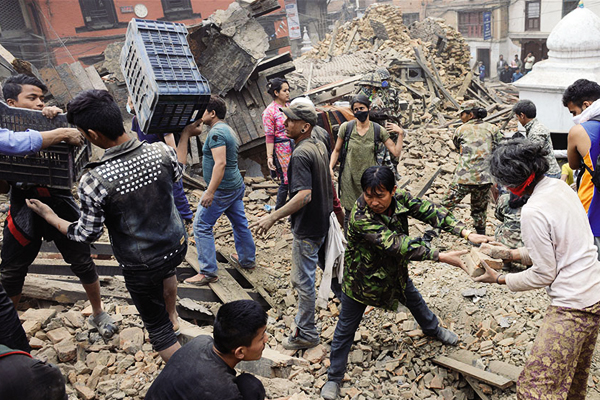 Tremblement de terre au Népal©SPF