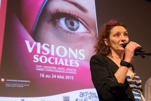 Corine Masiero, marraine de Visions sociales 2015© Eric Raz/CCAS