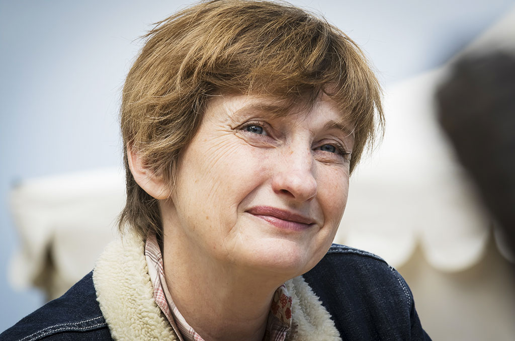 Françoise Davisse, la réalisatrice du film "Comme des lions". © Eric RAZ/CCAS