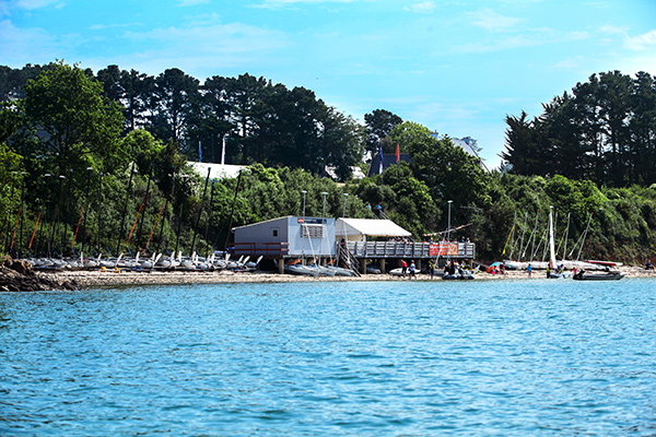 28 mai 2016: Inauguration du ponton "Louis Quigna" de la base nautique de Toulindac, Baden, Morbihan