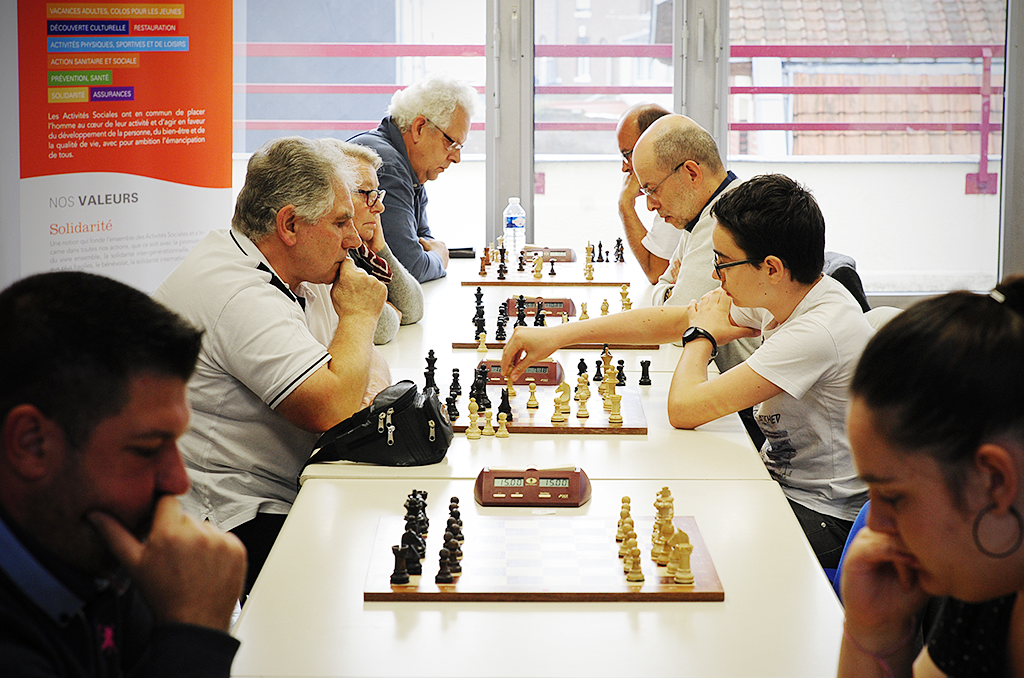 Open régional d'échec à la CMCAS Picardie (Amiens), dimanche 18 septembre 2016. © J.Marando/ccas