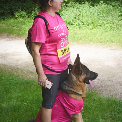 Cancer du sein : ils et elles ont couru avec la CMCAS Bourgogne | Journal des Activités Sociales de l'énergie | 51815 Course Odyssea Parc de la Colombiere. Dijon Le 3 juin 2018.