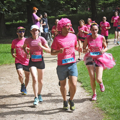 Cancer du sein : ils et elles ont couru avec la CMCAS Bourgogne | Journal des Activités Sociales de l'énergie | 51822 Course Odyssea Parc de la Colombiere. Dijon Le 3 juin 2018