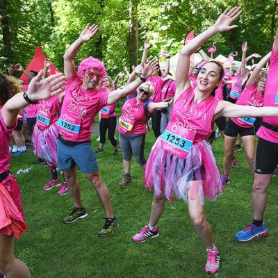 Cancer du sein : ils et elles ont couru avec la CMCAS Bourgogne | Journal des Activités Sociales de l'énergie | 51853 Course Odyssea Parc de la Colombiere. Dijon Le 3 juin 2018.