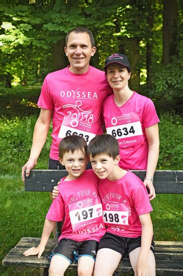 Cancer du sein : ils et elles ont couru avec la CMCAS Bourgogne | Journal des Activités Sociales de l'énergie | 51884 Course Odyssea Parc de la Colombiere Dijon Le 3 juin 2018