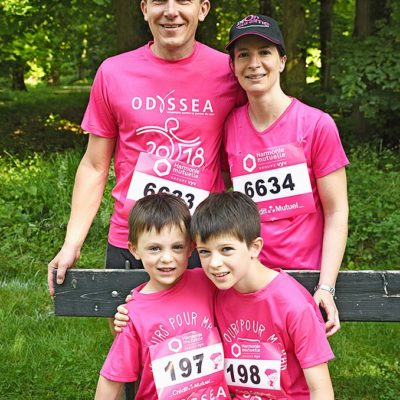 Cancer du sein : ils et elles ont couru avec la CMCAS Bourgogne | Journal des Activités Sociales de l'énergie | 51884 Course Odyssea Parc de la Colombiere Dijon Le 3 juin 2018