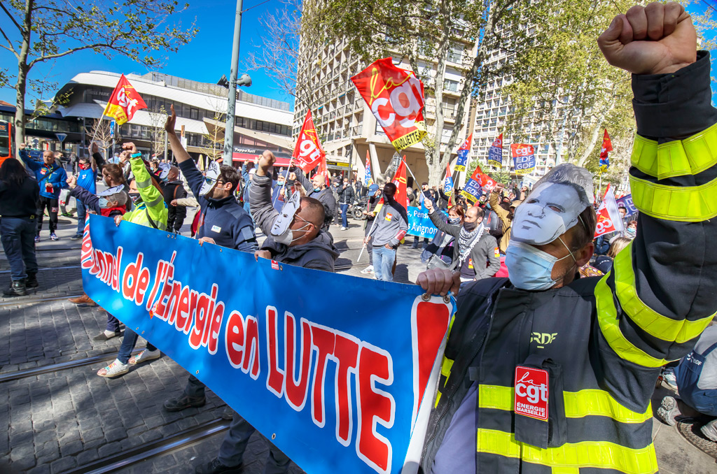 Un anniversaire sous le signe de la lutte contre Hercule | Journal des Activités Sociales de l'énergie | 103234 Marseille manifestation 75 ans de la nationalisation des IEG et contre le projet Hercule
