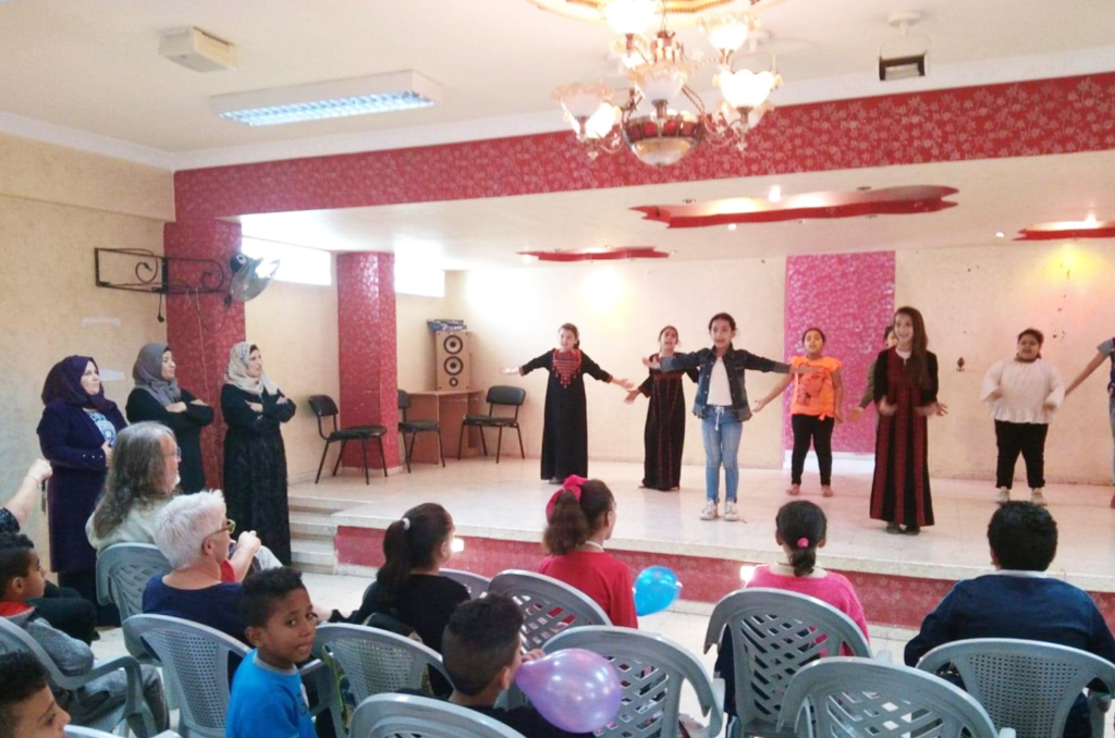 Stage de danse avec des enfants palestiniens