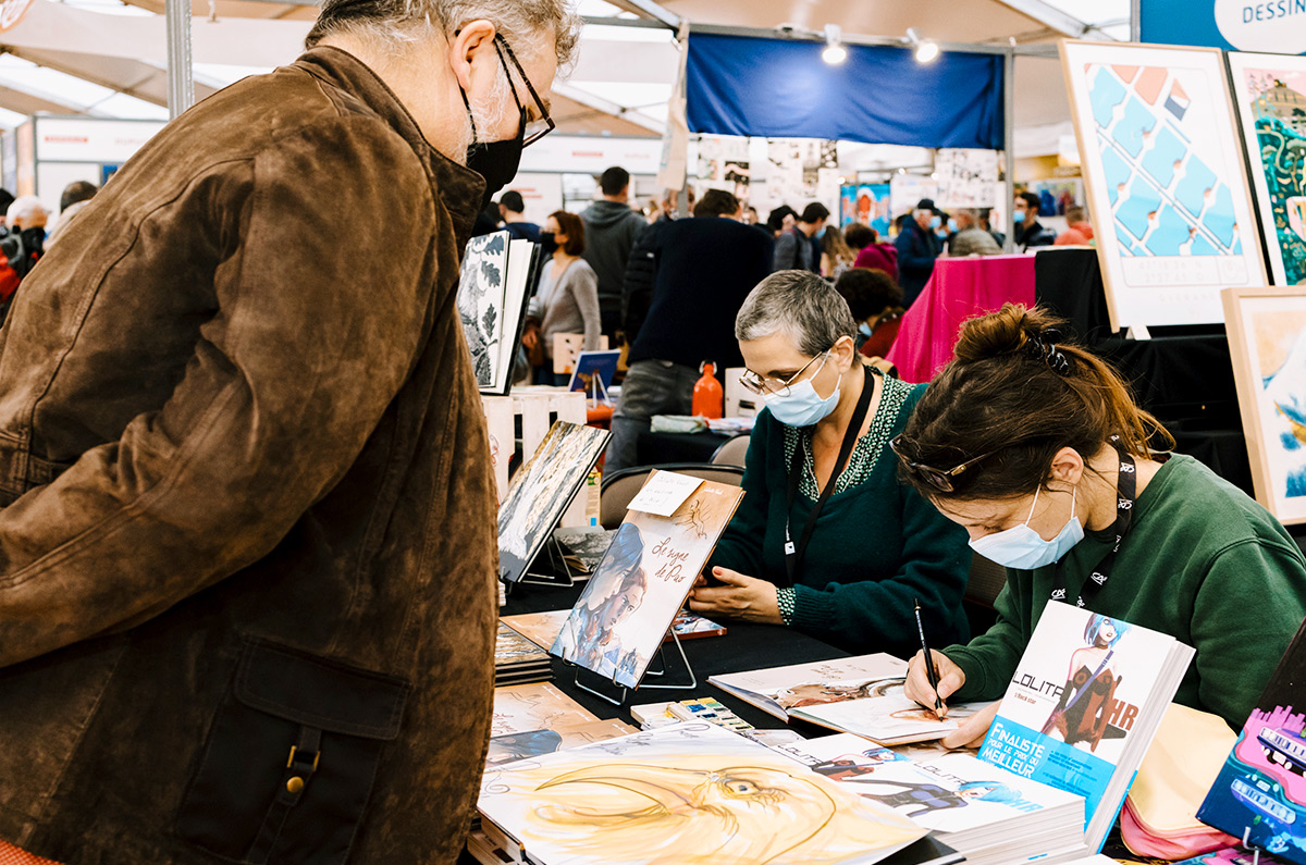[En images] La BD, reine d’un week-end à Saint-Malo | Journal des Activités Sociales de l'énergie | 111382 40 ans de Quai des Bulles a Saint Malo 2021