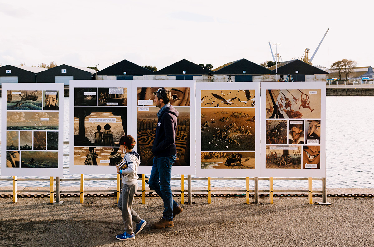 [En images] La BD, reine d’un week-end à Saint-Malo | Journal des Activités Sociales de l'énergie | 111391 40 ans de Quai des Bulles a Saint Malo 2021