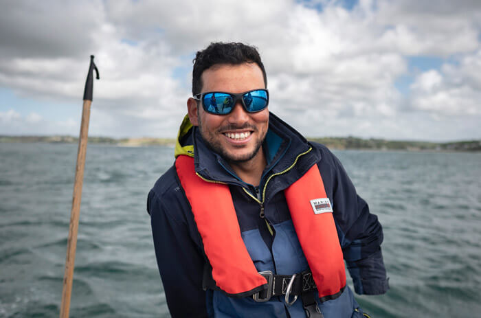 Agent du RTE à Vertou, près de Nantes, et élu des Activités Sociales, Joachim Fadli, 30 ans