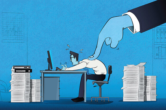 Illustration harcèlement au travail Getty Images