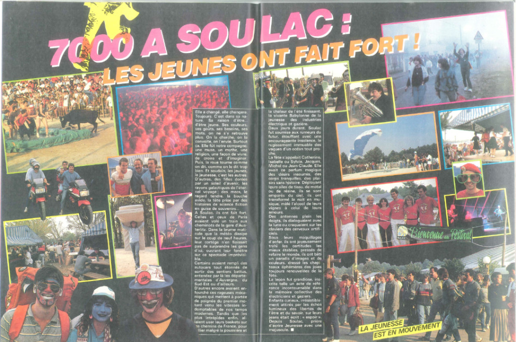 Archives CCAS : festival d'énergies 1985, CCAS Infos 1985.