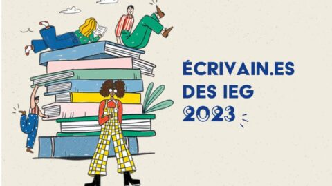 Affiche du concours Ecrivains des IEG 2023