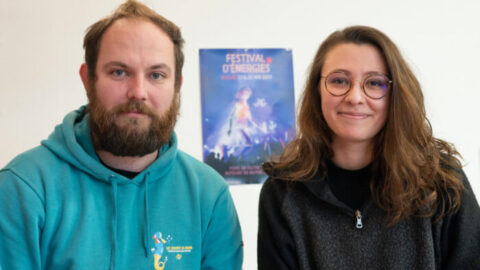 Florian Pascual, 32 ans, et Myriam Afif, 26 ans, membres du groupe de pilotage du Festival d'énergies 2023