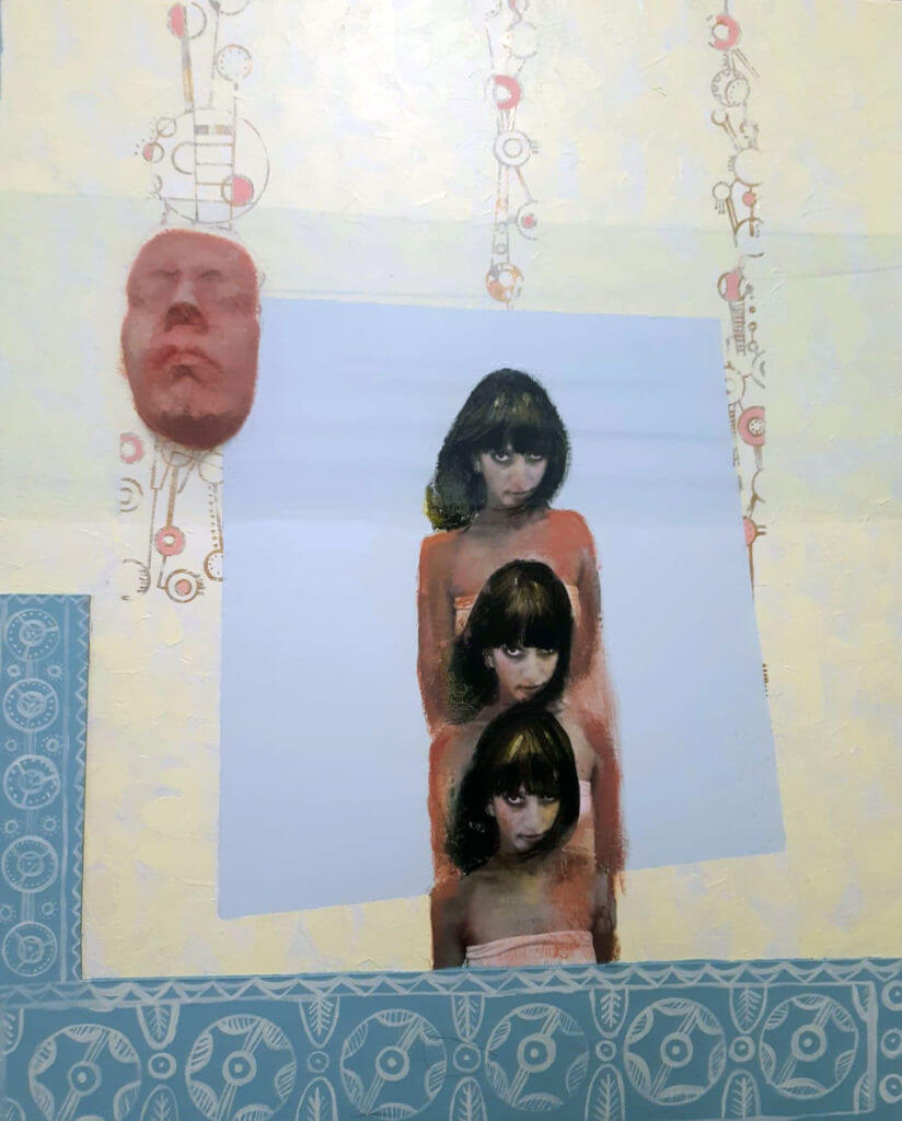 No title, 2020. Peinture de Hura Mirshekari, artistes iranienne soutenue par l'Atelier des artistes en exil.