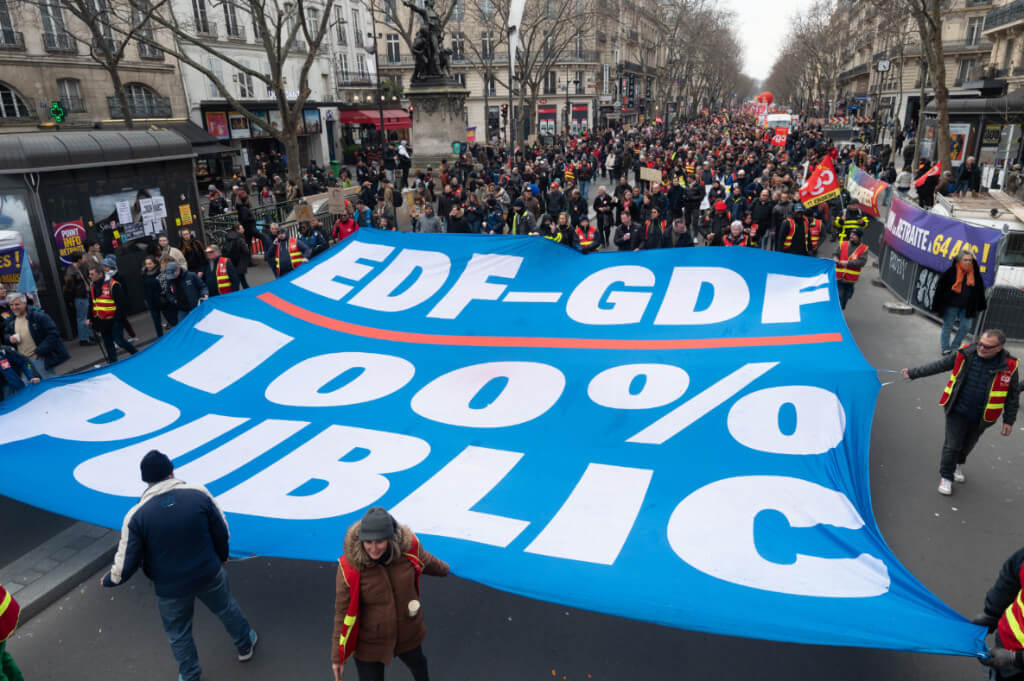 Réforme des retraites : les IEG ne lâchent rien | Journal des Activités Sociales de l'énergie | 132054 Manifestation du 7 Mars 2023 a Paris