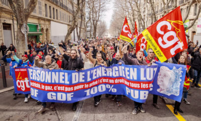 Réforme des retraites : les IEG ne lâchent rien | Journal des Activités Sociales de l'énergie | 132159 Manifestation Marseille le 07 mars 2023