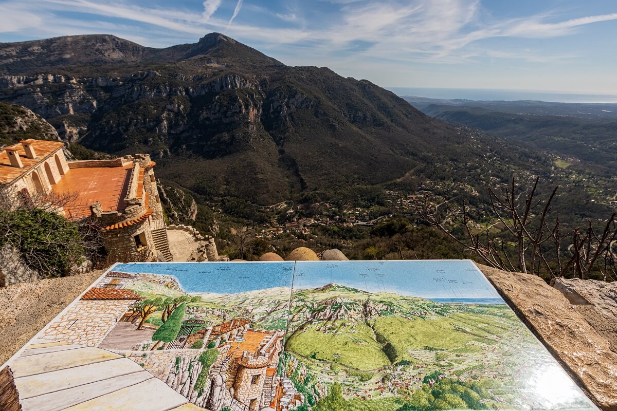 Point de vue depuis la ville de Gourdon.