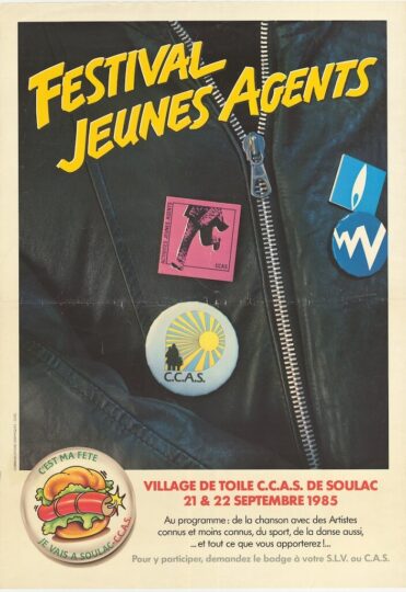 Il était une fois Soulac : mais au fait, d'où vient le Festival d'Énergies ? | Journal des Activités Sociales de l'énergie | 1985 soulac affiche