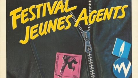 Affiche du premier festival d'énergies de Soulac, CCAS, 1985.