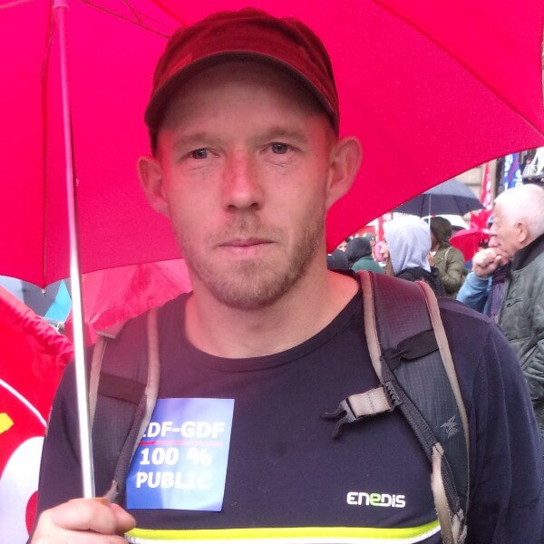 Clément Posecak, 35 ans, technicien d'intervention polyvalent Enedis à Bourg-Saint-Maurice (Savoie).