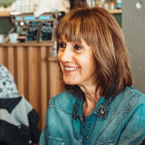 Christine Glatigny, salariée d'Enedis en Savoie, au festival du premier roman de chambéry, 2023.