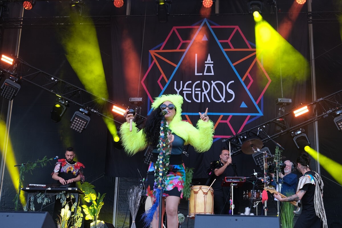 La Yegros, concert sur la grande scène