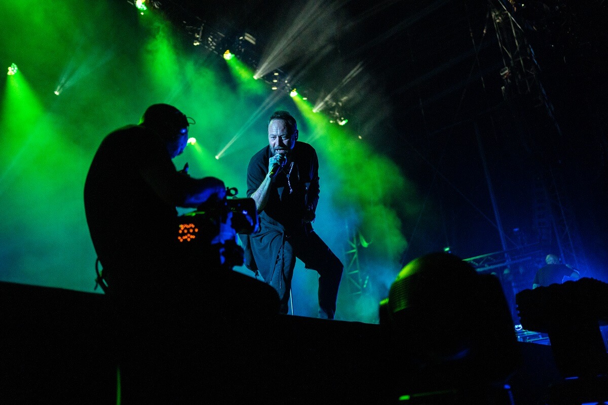 Tryo, concert sur la grande scène.