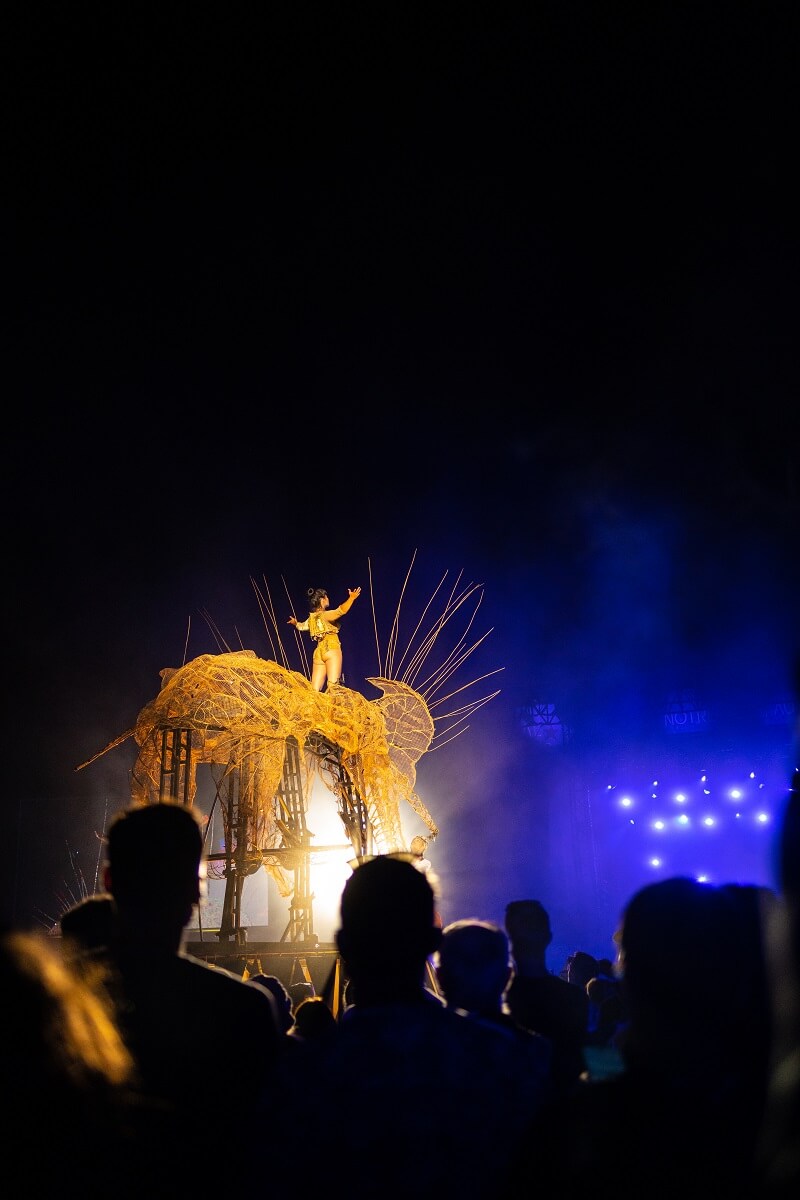 Spectacle de clôture : extrait de La grande parade, compagnie OFF