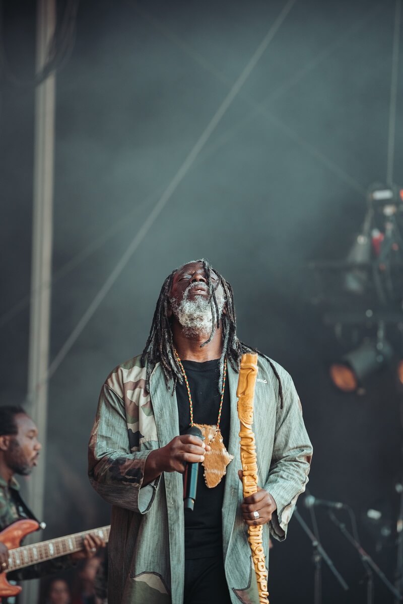 Tiken Jah Fakoly, concert sur la grande scène.