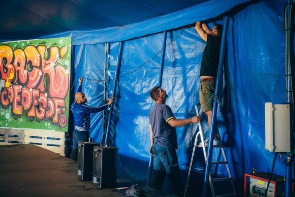 Festival d'Énergies 2023 : ça s'est passé à Soulac ! | Journal des Activités Sociales de l'énergie | 135775 Soulac Montage et demontage du Festival 2023