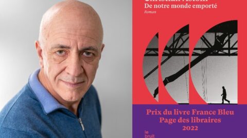 Christian Astolfi, auteur de notre monde emporté, choisi par la CCAS pour sa dotation lecture 2023 et pour animer les Rencontres culturelles estivales.