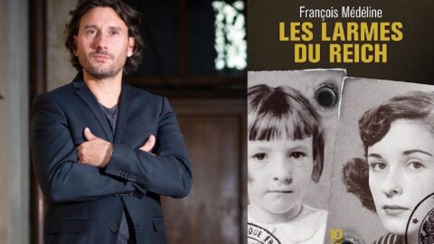 François Médéline, auteur des Larmes du Reich, choisi par la CCAS pour sa dotation lecture 2023 et pour animer les Rencontres culturelles estivales.