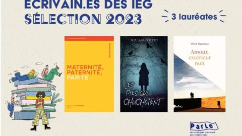 Bannière Concours Écrivain·es des IEG 2023