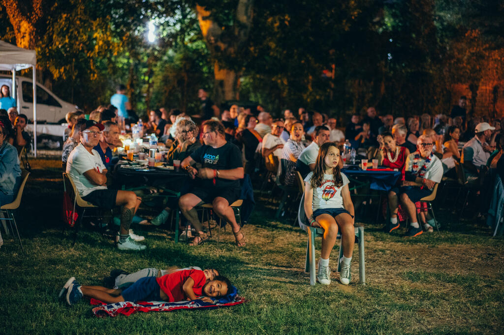 Soir de match au parc des sports du Bazacle à Toulouse, pour la soirée conviviale organisée par la CMCAS. ©Sébastien Le Clézio/CCAS