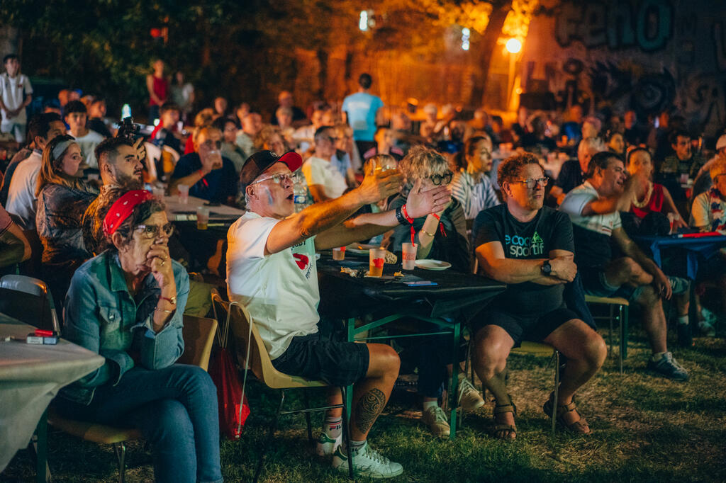 Soir de match au parc des sports du Bazacle à Toulouse, pour la soirée conviviale organisée par la CMCAS. ©Sébastien Le Clézio/CCAS