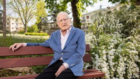 Portrait de Marcel Boiteux, ancien président d' EDF (1967-1979), à l'occasion de son centième anniversaire.