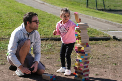 Bénéficiaires. Weekhand : week-end dédié aux familles d'Île-de-France confrontées au handicap organisé par les CMCAS, septembre 2023