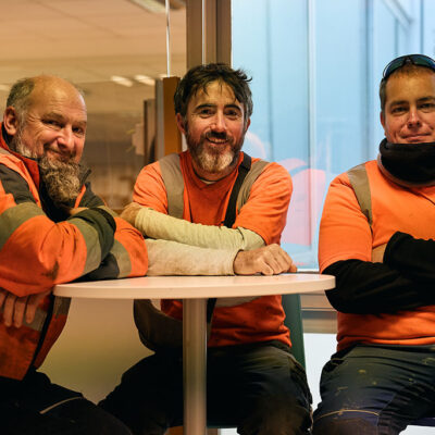 Intervention des agents Enedis après la tempête Ciaran. Finistère, 7 et 8 novembre 2023.