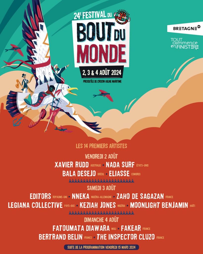 Festival du bout du monde 2024 - affiche