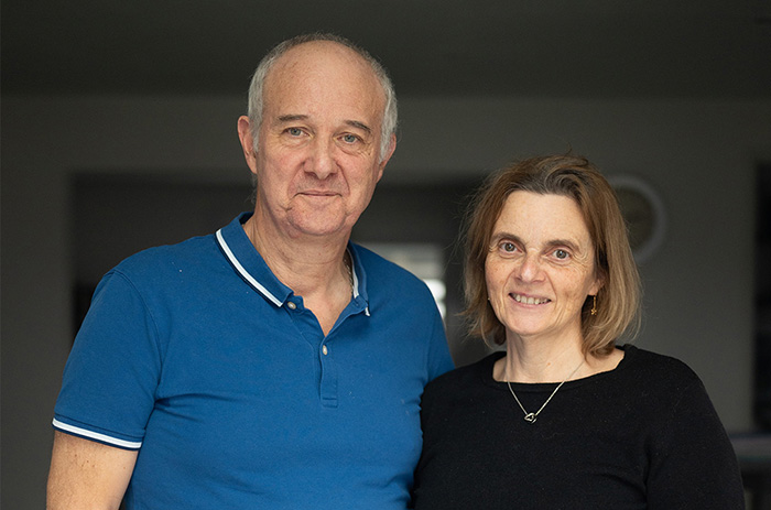 Bruno et Anne Deroubaix (CAS Metz EDF), parrain et marraine d'un enfant placé grâce à France Parrainages.