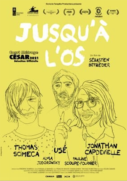 "Jusqu’à l’os" : bienvenue chez les Picards ! Film de Sébastien Betbeder (France) 2019, 31 min. Primé en 2020 au festival de cinéma de Brive, en libre accès sur la médiathèque de la CCAS au mois d'avril 2024.